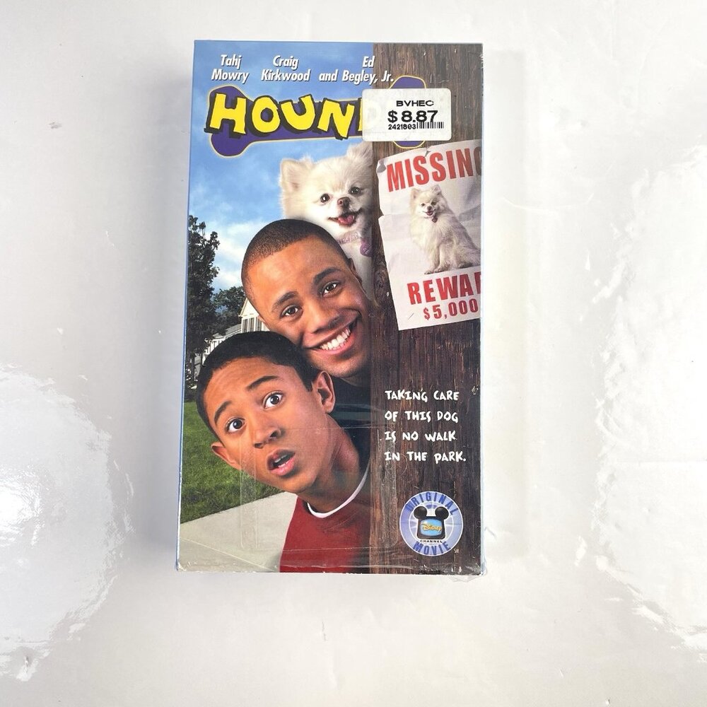 Hounded VHS Walt Disney Channel VHS Home Video Original Movie Tahj Mowry